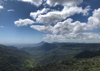 Mauritius nuvole entroterra